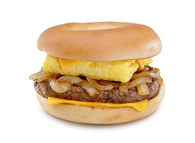   ماكدونالد's Steak, Egg, and Cheese Bagel
