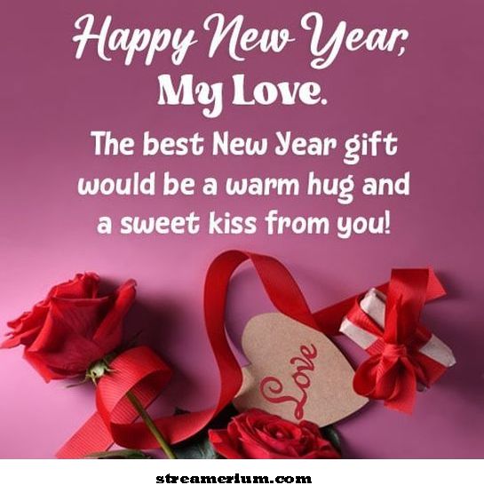 السنة الجديدة تتمنى للحب'