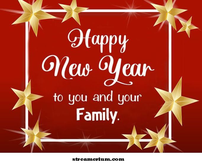 سنة جديدة سعيدة لك ولعائلتك'