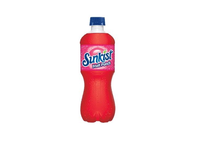زجاجة لكمة الفاكهة sunkist'
