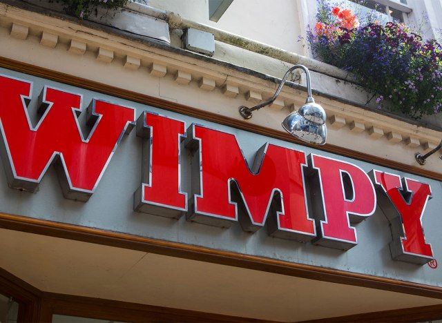 علامة مطعم wimpy'