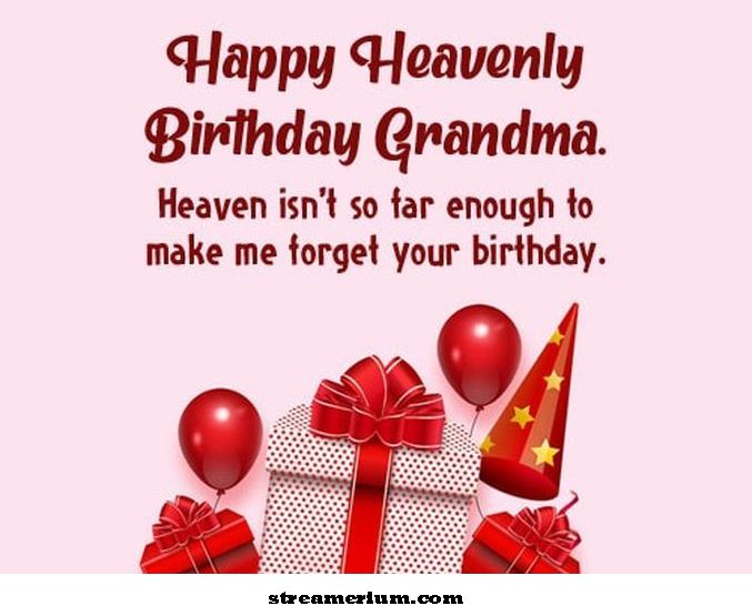 تمنيات عيد ميلاد الجدة في الجنة'