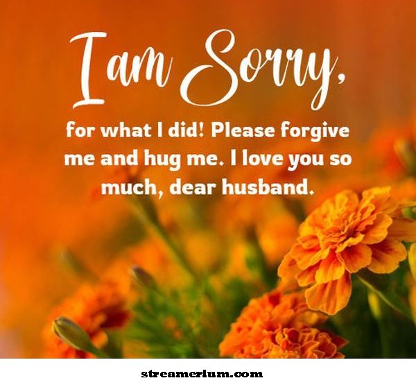 آسف رسالة للزوج'