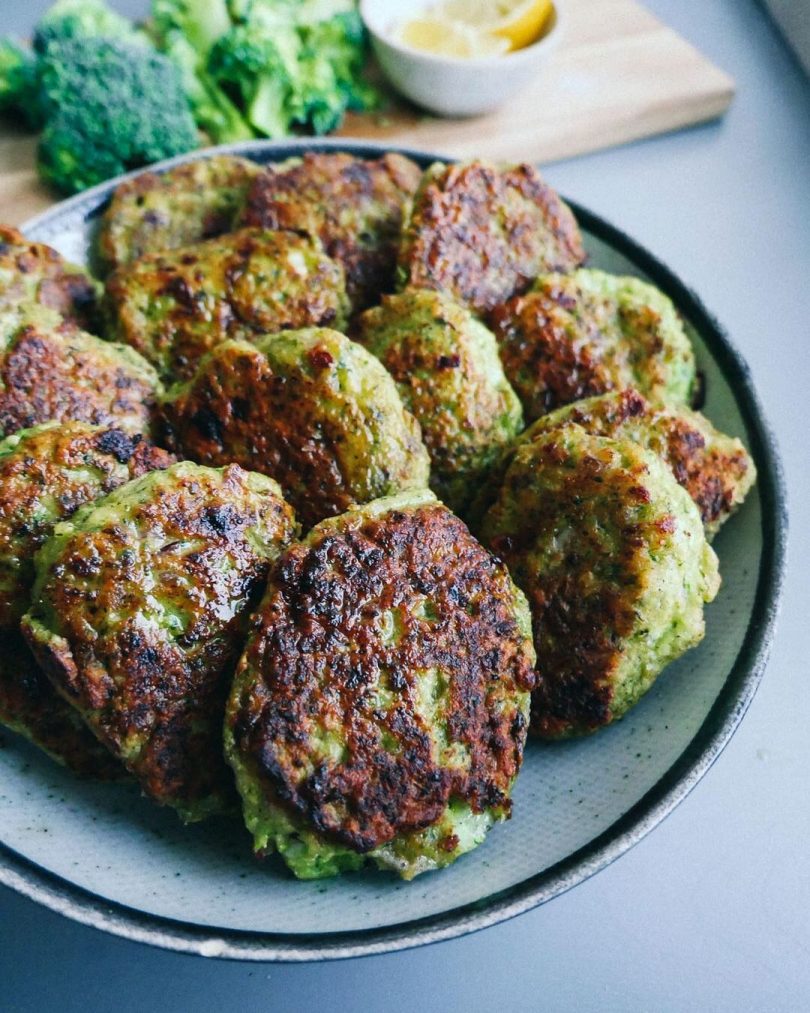 Green broccoli patties