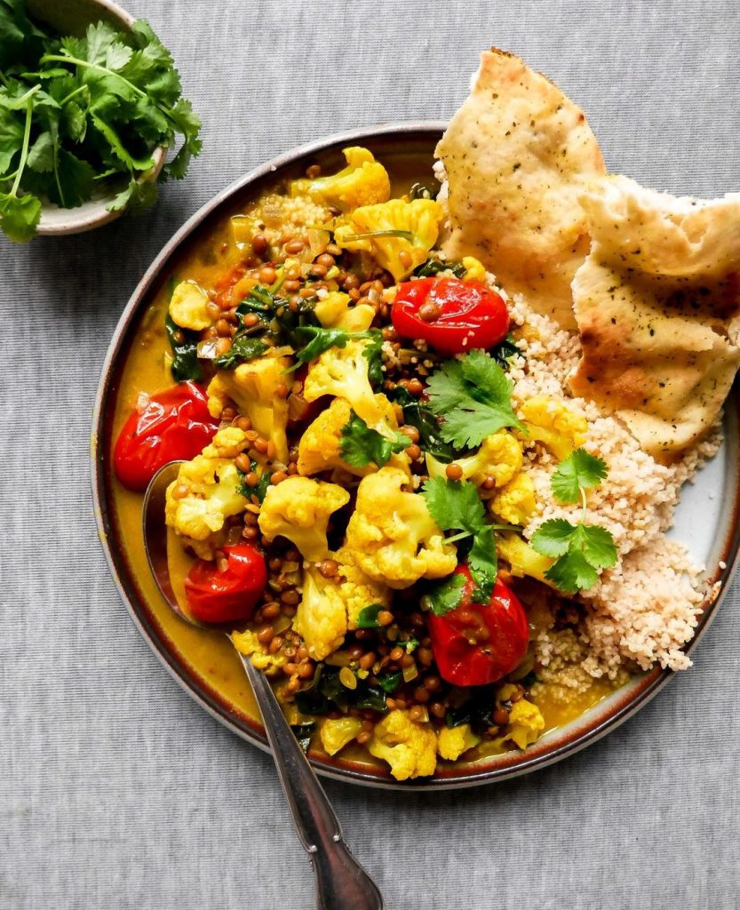 Vegan Cauliflower Curry – Go vegan Recipes
